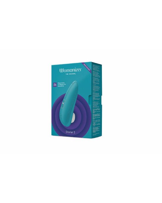 Вакуумний кліторальний стимулятор Womanizer Starlet 3 TURQUOISE Вакуумний кліторальний стимулятор Womanizer Starlet 3 TURQUOISE