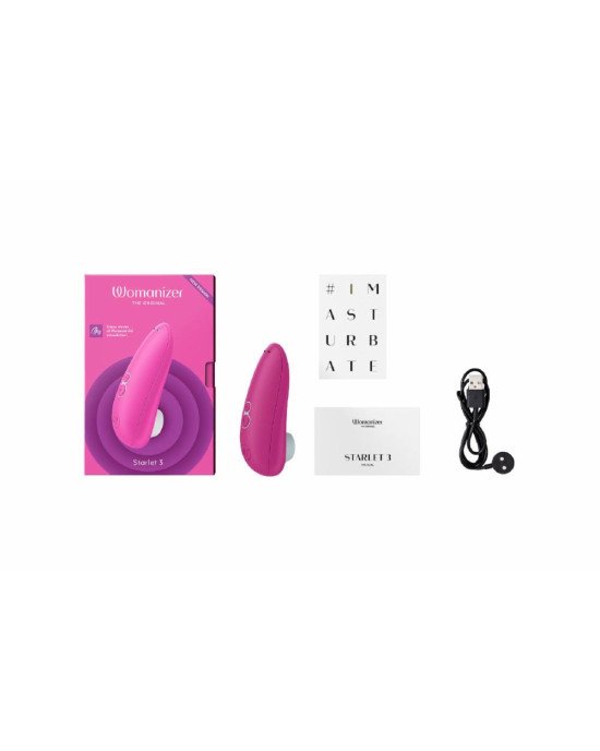 Вакуумний кліторальний стимулятор Womanizer Starlet 3 PINK