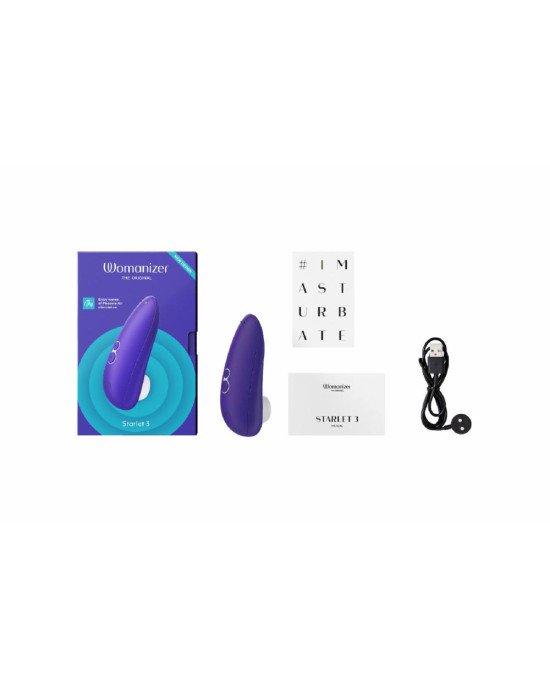 Вакуумний кліторальний стимулятор Womanizer Starlet 3 INDIGO