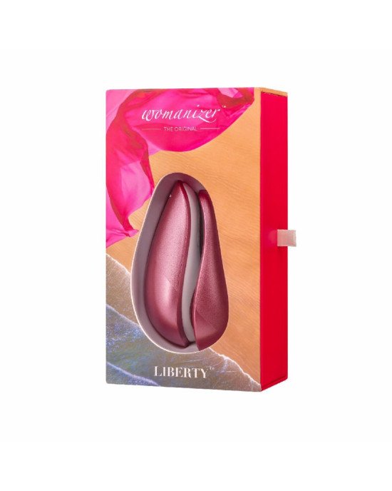 Вакуумний кліторальний стимулятор Womanizer Liberty Pink