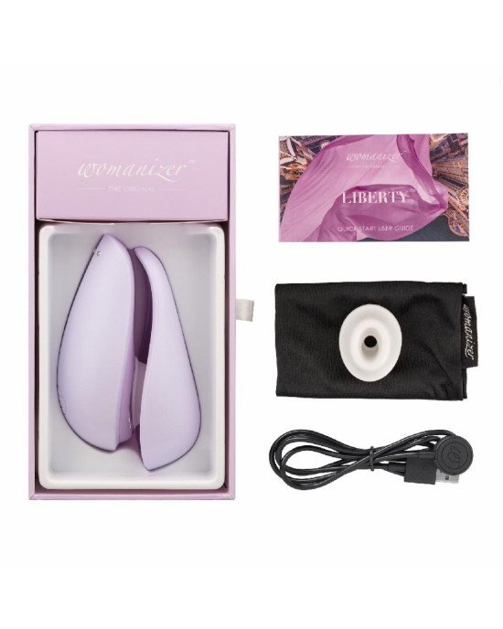Вакуумний кліторальний стимулятор Womanizer Liberty Lilac Вакуумний кліторальний стимулятор Womanizer Liberty Lilac