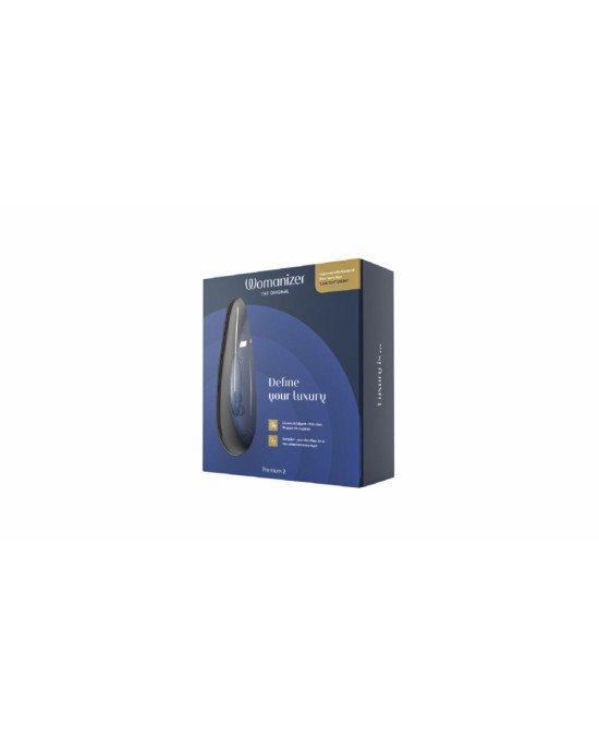 Вакуумний кліторальний стимулятор Womanizer Premium 2 - Blueberry Вакуумний кліторальний стимулятор Womanizer Premium 2 - Blueberry