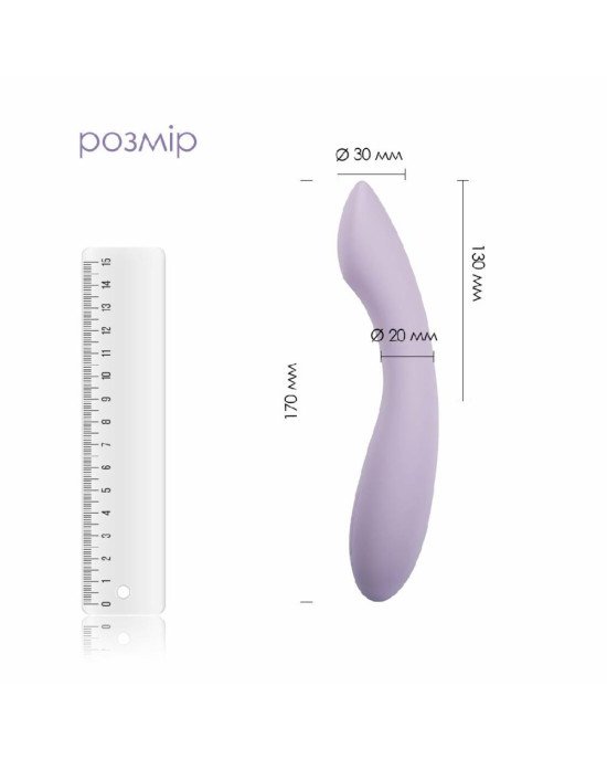 Вібратор для точки G з інтелектуальним режимом Svakom Amy 2 Pastel Lilac