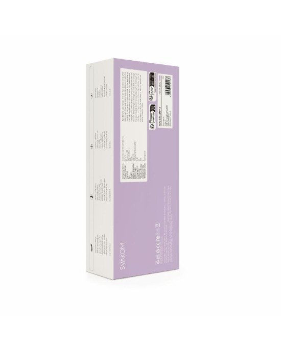 Вібратор для точки G з інтелектуальним режимом Svakom Amy 2 Pastel Lilac