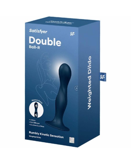 Дилдо Satisfyer Double Ball-R Dark Blue Дилдо Satisfyer Double Ball-R Dark Blue