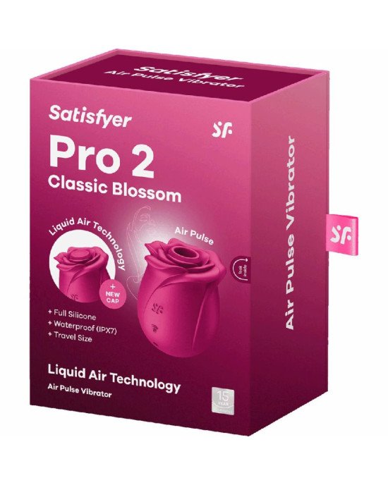 Вакуумний кліторальний стимулятор Satisfyer Pro 2 Classic Blossom Вакуумний кліторальний стимулятор Satisfyer Pro 2 Classic Blossom
