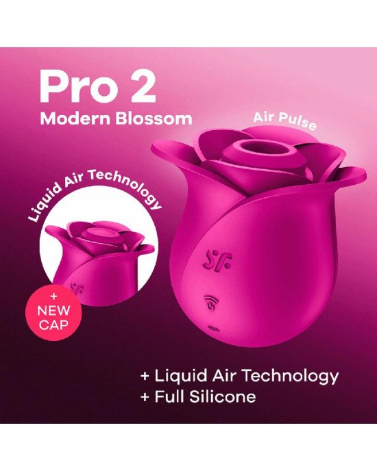 Вакуумний кліторальний стимулятор Satisfyer Pro 2 Modern Blossom Вакуумний кліторальний стимулятор Satisfyer Pro 2 Modern Blossom