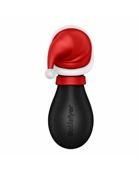 Вакуумний кліторальний стимулятор Satisfyer Penguin Holiday Edition, у шапочці та шарфі Вакуумний кліторальний стимулятор Satisfyer Penguin Holiday Edition, у шапочці та шарфі