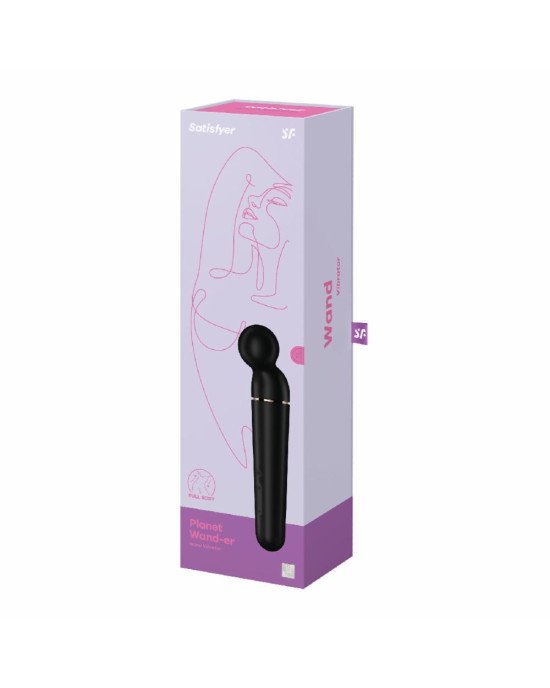 Вібромасажер Satisfyer Planet Wand-er Black/Rosegold Вібромасажер Satisfyer Planet Wand-er Black/Rosegold