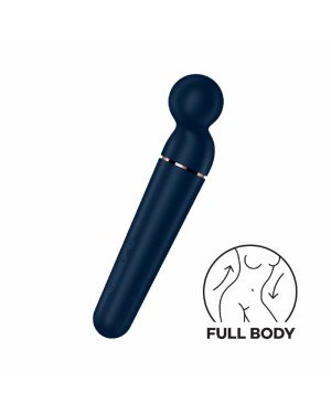 Вібромасажер Satisfyer Planet Wand-er Blue/Rosegold