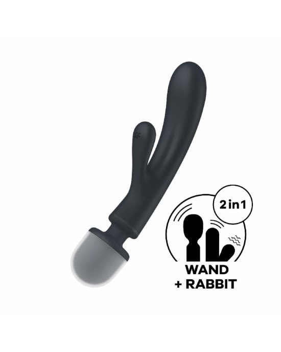 Вібратор Satisfyer Triple Lover (Grey) Вібратор Satisfyer Triple Lover (Grey)