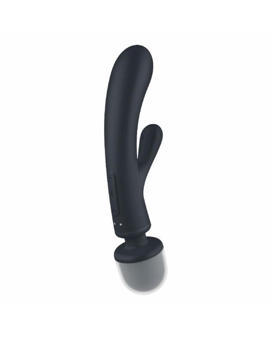 Вібратор Satisfyer Triple Lover (Grey) Вібратор Satisfyer Triple Lover (Grey)