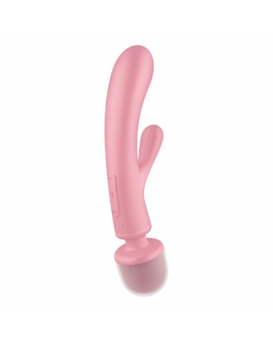 Вібратор Satisfyer Triple Lover (Pink) Вібратор Satisfyer Triple Lover (Pink)