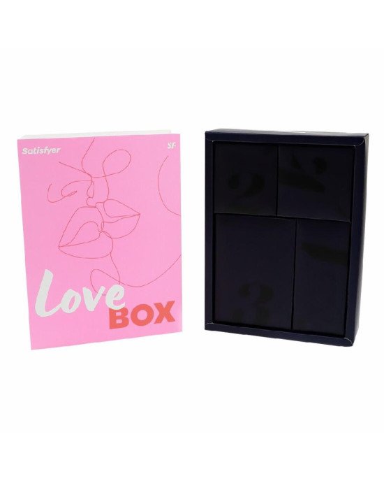 Подарунковий набір Satisfyer Love Box, іграшка для нього та для неї, білизна, мішечок для зберігання