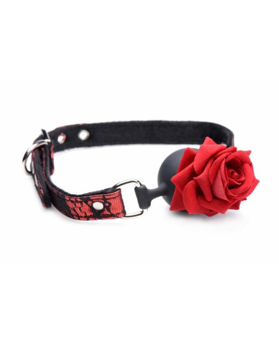Кляп Master Series Eye-Catching Ball Gag With Rose