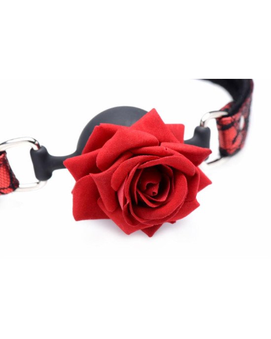 Кляп Master Series Eye-Catching Ball Gag With Rose
