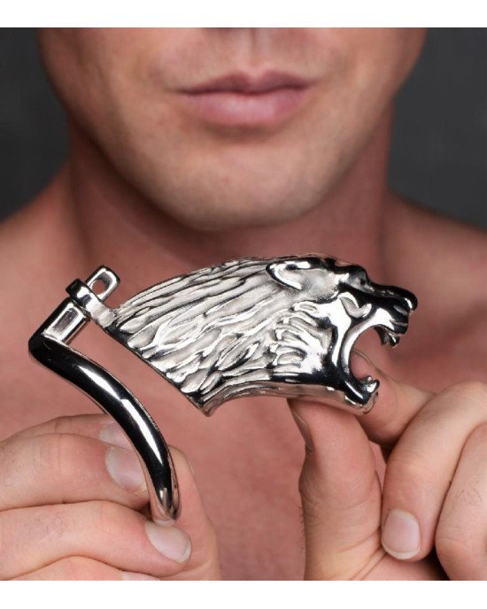 Клітка для члена Master Series Tiger King Cock Cage With Lock