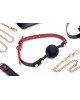 Набір для BDSM Master Series Bow - Luxury BDSM Set With Travel Bag Набір для BDSM Master Series Bow - Luxury BDSM Set With Travel Bag