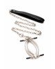 Затискач для статевих губ з повідцем Master Series Pussy Tugger Adjustable Vagina Clamp with Chain Затискач для статевих губ з повідцем Master Series Pussy Tugger Adjustable Vagina Clamp with Chain
