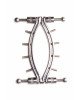Затискач для статевих губ Master Series Spread'Em Poker Vagina Clamp with Adjustable Pressure Screws Затискач для статевих губ Master Series Spread'Em Poker Vagina Clamp with Adjustable Pressure Screws