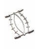 Затискач для статевих губ Master Series Spread'Em Poker Vagina Clamp with Adjustable Pressure Screws Затискач для статевих губ Master Series Spread'Em Poker Vagina Clamp with Adjustable Pressure Screws