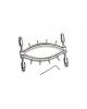 Затискач для статевих губ Master Series Spread'Em Poker Vagina Clamp with Adjustable Pressure Screws Затискач для статевих губ Master Series Spread'Em Poker Vagina Clamp with Adjustable Pressure Screws