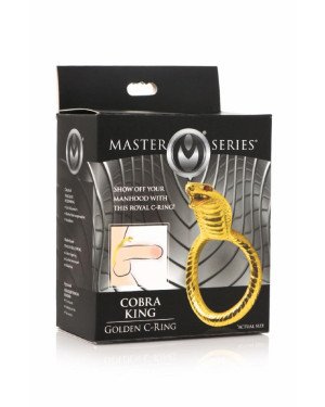 Ерекційне кільце Master Series Cobra King Golden Cock Ring Ерекційне кільце Master Series Cobra King Golden Cock Ring
