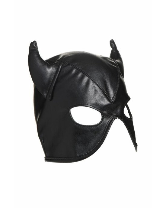Маска Master Series Dungeon Demon Bondage Mask with Horns - Black Маска Master Series Dungeon Demon Bondage Mask with Horns - Black