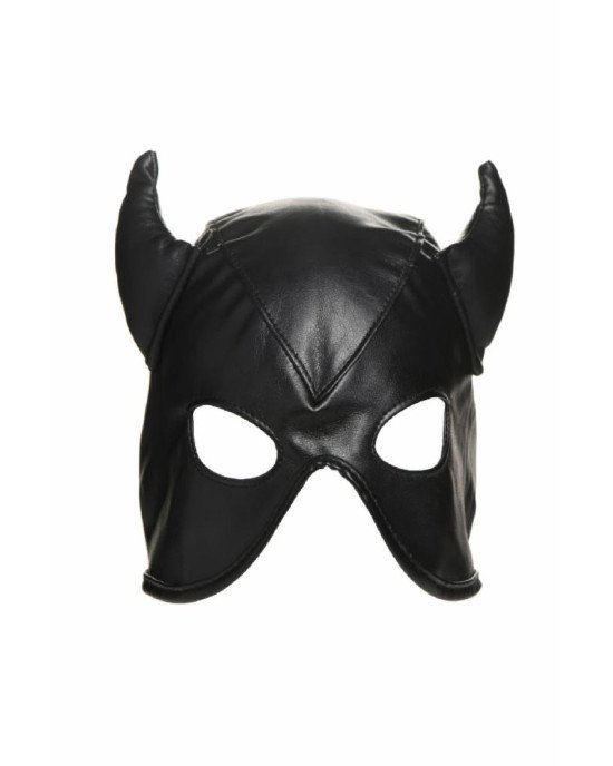 Маска Master Series Dungeon Demon Bondage Mask with Horns - Black Маска Master Series Dungeon Demon Bondage Mask with Horns - Black