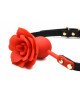 Кляп Master Series Blossom Silicone Rose Gag - Red