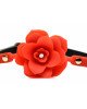Кляп Master Series Blossom Silicone Rose Gag - Red