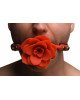 Кляп Master Series Blossom Silicone Rose Gag - Red