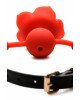Кляп Master Series Blossom Silicone Rose Gag - Red