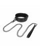 Нашийник з повідцем Bedroom Fantasies: Faux Leather Collar & Chain Нашийник з повідцем Bedroom Fantasies: Faux Leather Collar & Chain