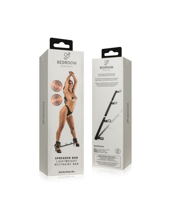 Фіксатор для рук і ніг Bedroom Fantasies Spreader Bar Lightweight Restraint Bar - Black Фіксатор для рук і ніг Bedroom Fantasies Spreader Bar Lightweight Restraint Bar - Black