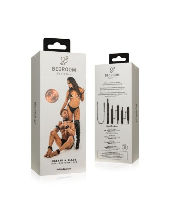 Набір для BDSM Bedroom Fantasies Master & Slave Total Restraint Set Набір для BDSM Bedroom Fantasies Master & Slave Total Restraint Set