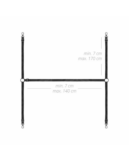 Фіксатор рук і ніг для ліжка Bedroom Fantasies Under the bed Restraint Set Фіксатор рук і ніг для ліжка Bedroom Fantasies Under the bed Restraint Set