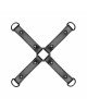 Хрестовина Bedroom Fantasies Hogtie 4 - Way Restraint Cross - Black Хрестовина Bedroom Fantasies Hogtie 4 - Way Restraint Cross - Black