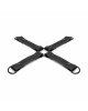 Хрестовина Bedroom Fantasies Hogtie 4 - Way Restraint Cross - Black Хрестовина Bedroom Fantasies Hogtie 4 - Way Restraint Cross - Black