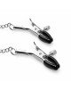 Затискачі для сосків з кляпом Bedroom Fantasies Nipple Clamps & Silicone Gag Ring