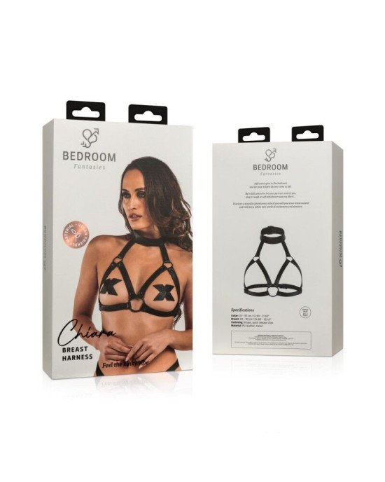 Портупея Bedroom Fantasies Chiara Breast Harness - Black Портупея Bedroom Fantasies Chiara Breast Harness - Black