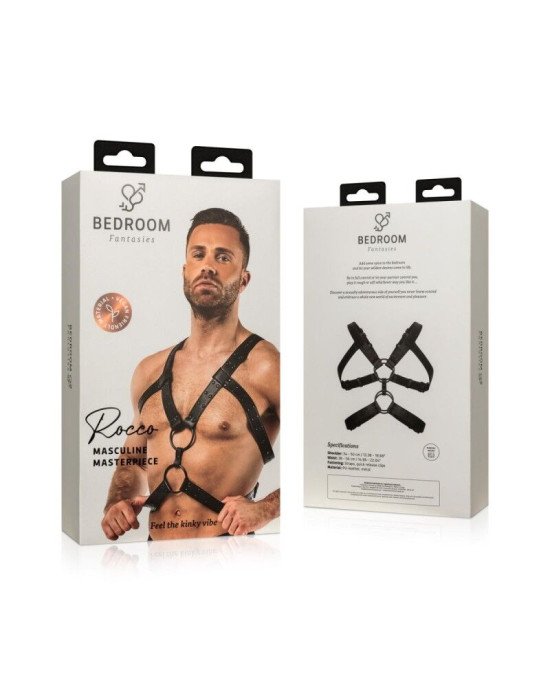 Портупея Bedroom Fantasies Rocco Masculine Masterpiece - Black Портупея Bedroom Fantasies Rocco Masculine Masterpiece - Black