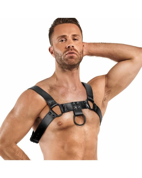 Портупея Bedroom Fantasies Bruno Chest Bulldog Harness - Black Портупея Bedroom Fantasies Bruno Chest Bulldog Harness - Black