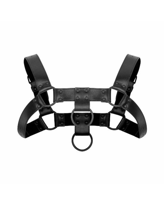Портупея Bedroom Fantasies Bruno Chest Bulldog Harness - Black Портупея Bedroom Fantasies Bruno Chest Bulldog Harness - Black