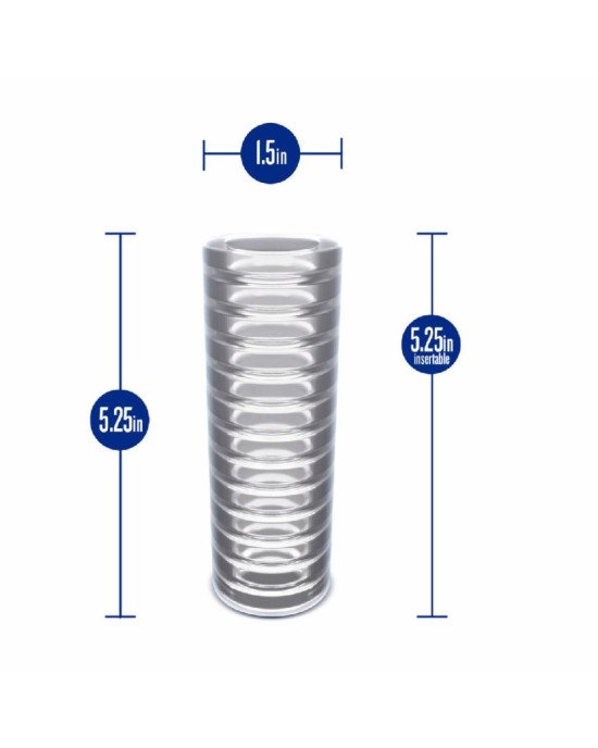 Мастурбатор Rize by Blush - Ribz Glow in the Dark Masturbator - Clear Мастурбатор Rize by Blush - Ribz Glow in the Dark Masturbator - Clear