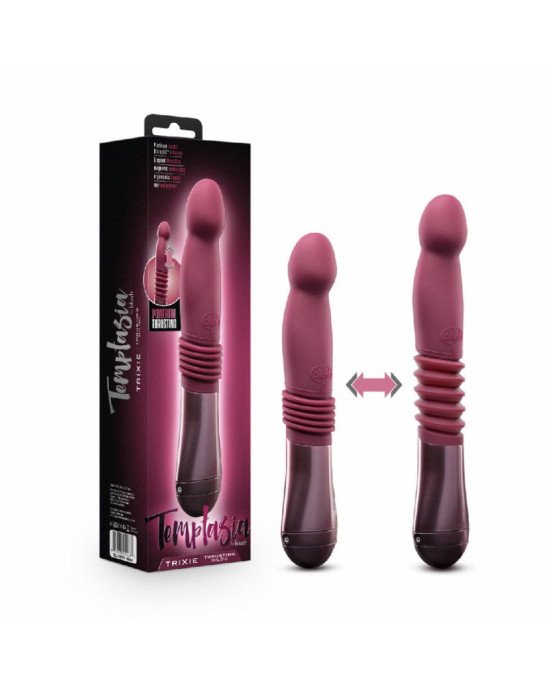 Пульсатор Temptasia by Blush - Trixie Thrusting Dildo - Wine Red