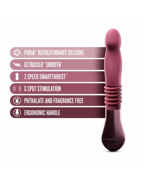 Пульсатор Temptasia by Blush - Trixie Thrusting Dildo - Wine Red