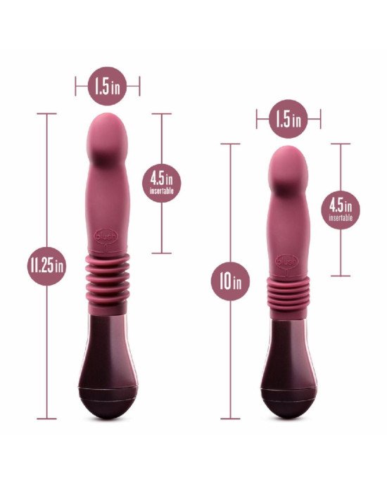 Пульсатор Temptasia by Blush - Trixie Thrusting Dildo - Wine Red