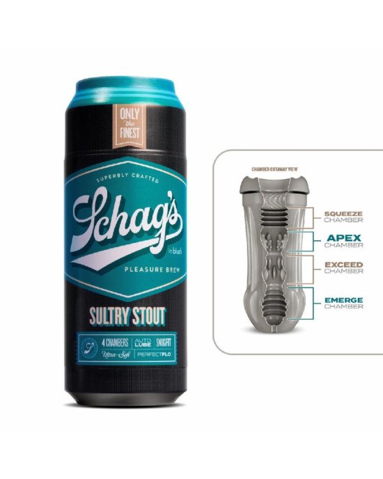Мастурбатор Schag's by Blush - Sultry Stout Masturbator - Frosted Мастурбатор Schag's by Blush - Sultry Stout Masturbator - Frosted