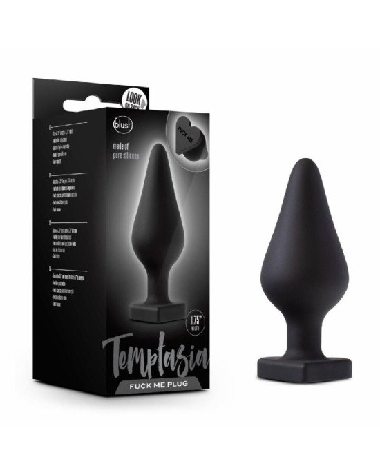 Анальна пробка Temptasia by Blush - Fuck Me Anal Plug - Black Анальна пробка Temptasia by Blush - Fuck Me Anal Plug - Black